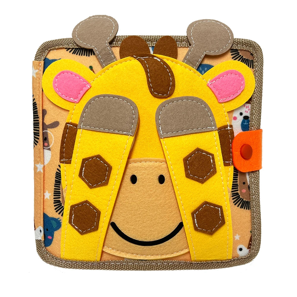 Montessori Busy Board for Toddlers – Sensory Learning Toy