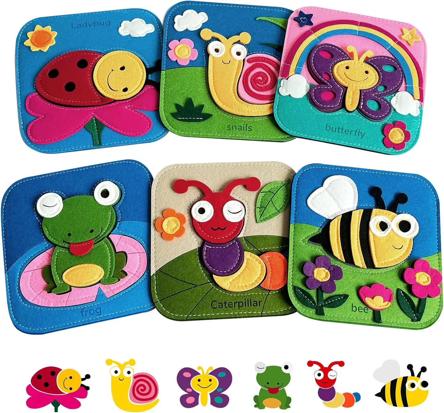 Montessori Busy Board for Toddlers – Sensory Learning Toy